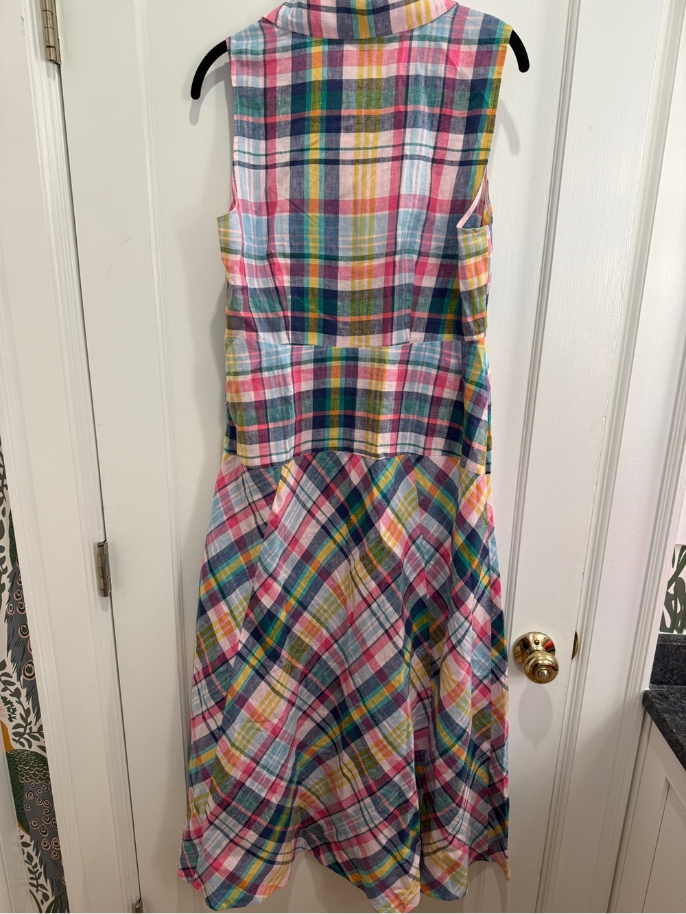 Boden Erma Drop Waist Linen Dress, 8R - Picture 6 of 9